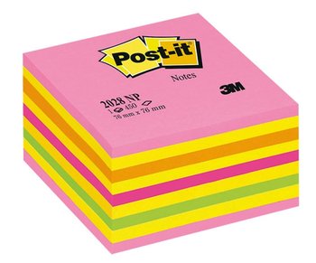 Kostka Samoprzylepna Post-it różowa, cukierkowa 76 X 76 Mm 450 Kartek - Post-it