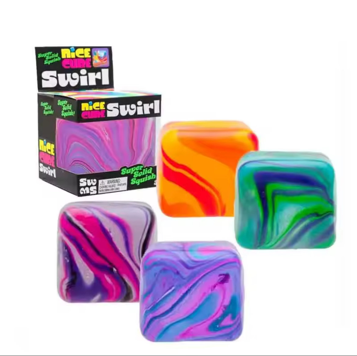 Kostka Sensoryczna Squishy 5x5 cm – Antystresowa, Miękka, Kolorowa ...