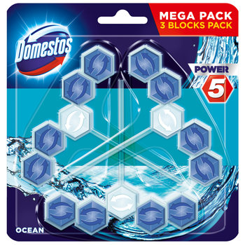 Kostka toaletowa DOMESTOS, Power 5, Ocean, 3x55 g - Domestos