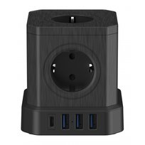 Kostka zasilająca Newell GaN Power Cube 9w1 - czarna Newell