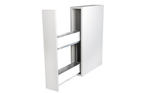 Kosz Cargo Do Szafki 15 Boczny Prawy Biały Cichy Domyk Pełne Dno 2P Blum