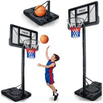 Kosz do koszykówki Neo-sport NS-282 regulowany 135-300 cm stabilny duży dla dzieci dorosłych Neo-Sport
