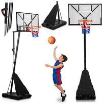 Kosz do koszykówki Neo-sport NS-284 regulowany 160-305 cm stabilny duży dla dzieci dorosłych Neo-Sport