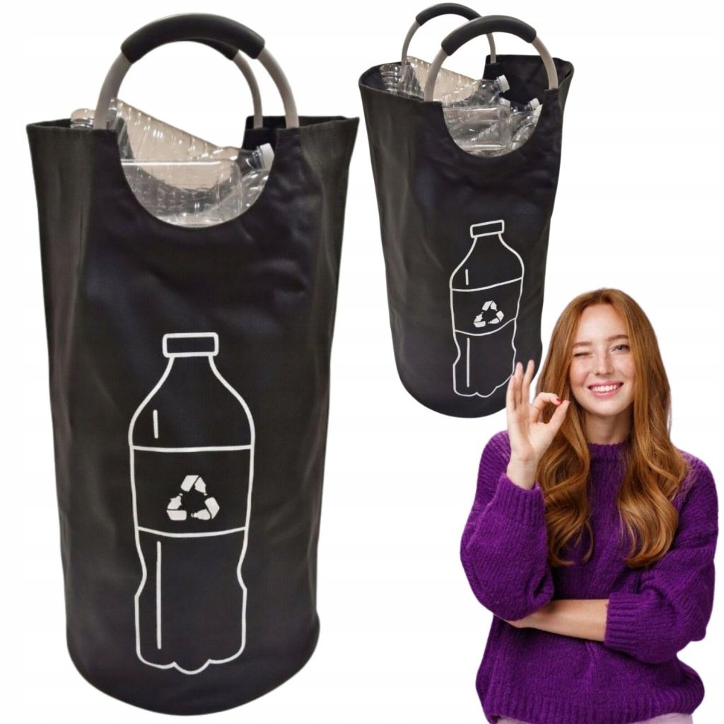 KOSZ DO RECYKLINGU BUTELEK ZWROTNYCH KAUCYJNYCH POJEMNIK NA BUTELKI 100L