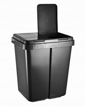 Kosz Do Segregacji 60L Pojemniki Kosz Szary - Epewex
