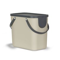 Kosz do segregacji śmieci modułowy Albula 25 L cappuccino ROTHO