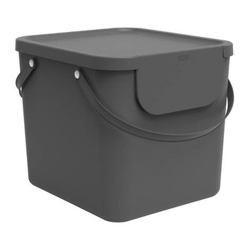 Kosz do segregacji śmieci modułowy Albula 40 L antracyt ROTHO - Rotho