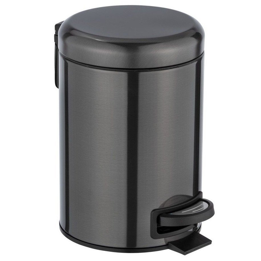 Kosz łazienkowy LEMAN, antracytowy matowy, 3 L, WENKO