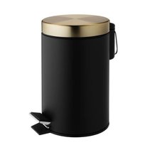 Kosz łazienkowy na śmieci 3L czarny INSTILO