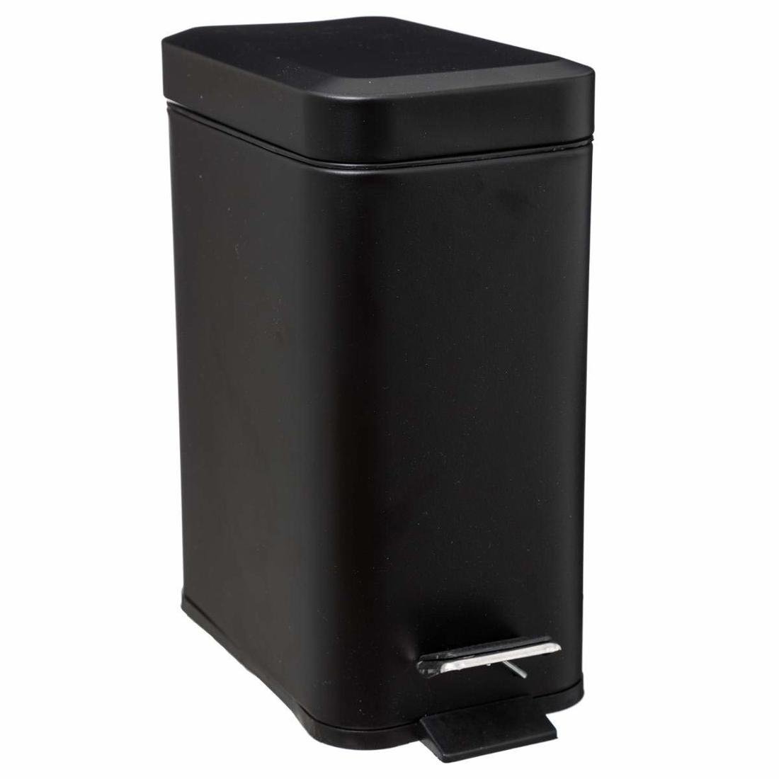 Kosz łazienkowy na śmieci 5FIVE SIMPLE SMART, czarny, 5 l