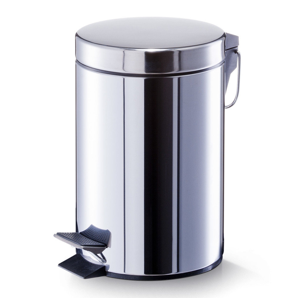 Kosz Łazienkowy, Pojemnik na Śmieci, ZELLER, metalowy, 3 l