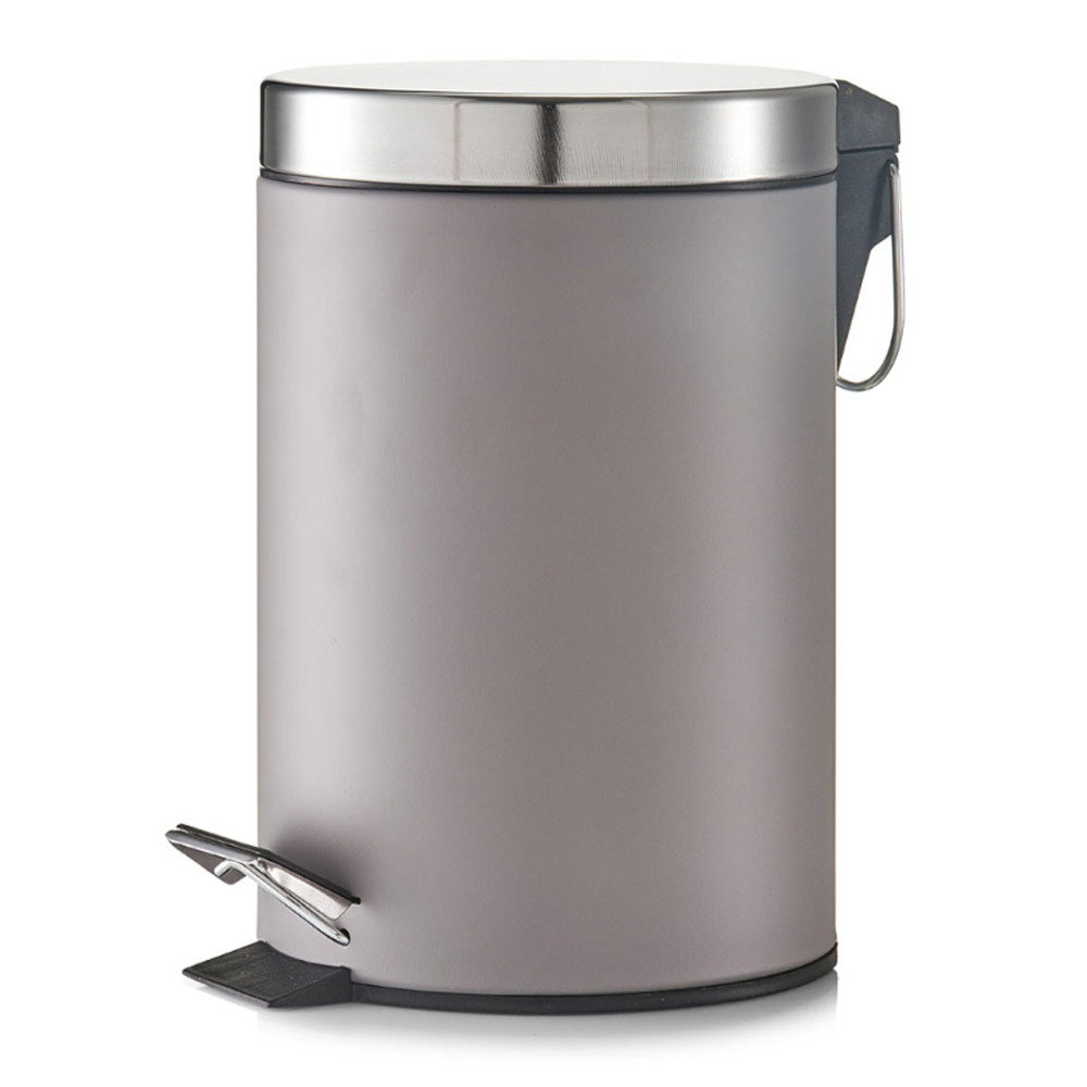 Kosz łazienkowy ZELLER, szary, 3 l