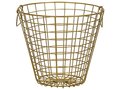 Kosz metalowy BELIANI Nitma, złoty, 28 cm - Beliani