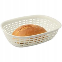 KOSZ NA PIECZYWO CHLEB RATTAN ECRU KLASYCZNY 30.5 CM x 21.5 CM SOLIDNY