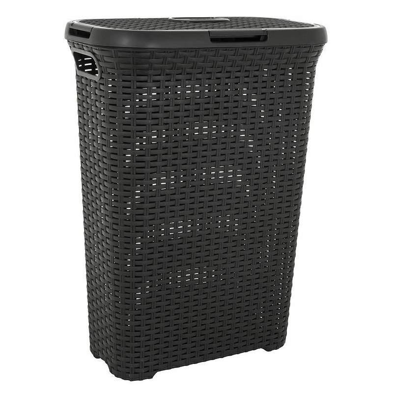 Kosz Na Pranie Bieliznę Pojemnik Curver 40L Rattan