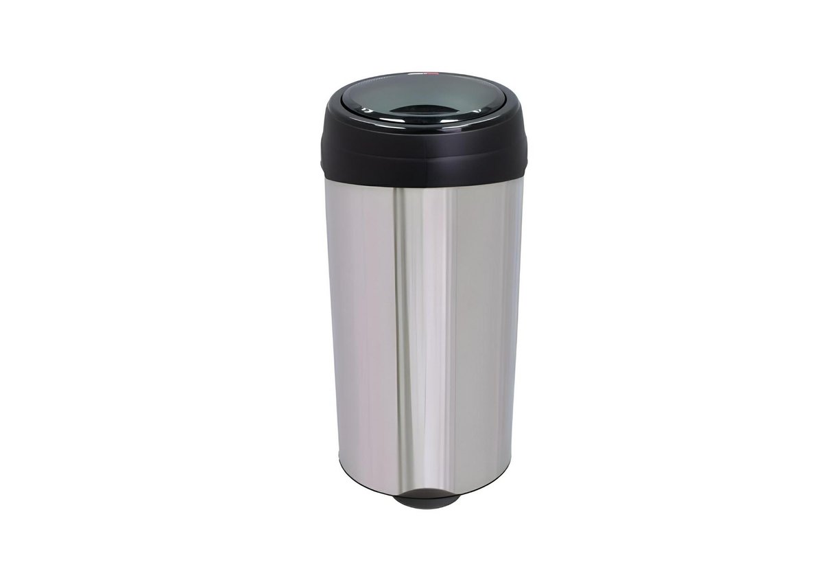 Kosz na śmieci 60L Stalowy 80cm Pedał Stopka Duży do Nierdzewny Metalowy