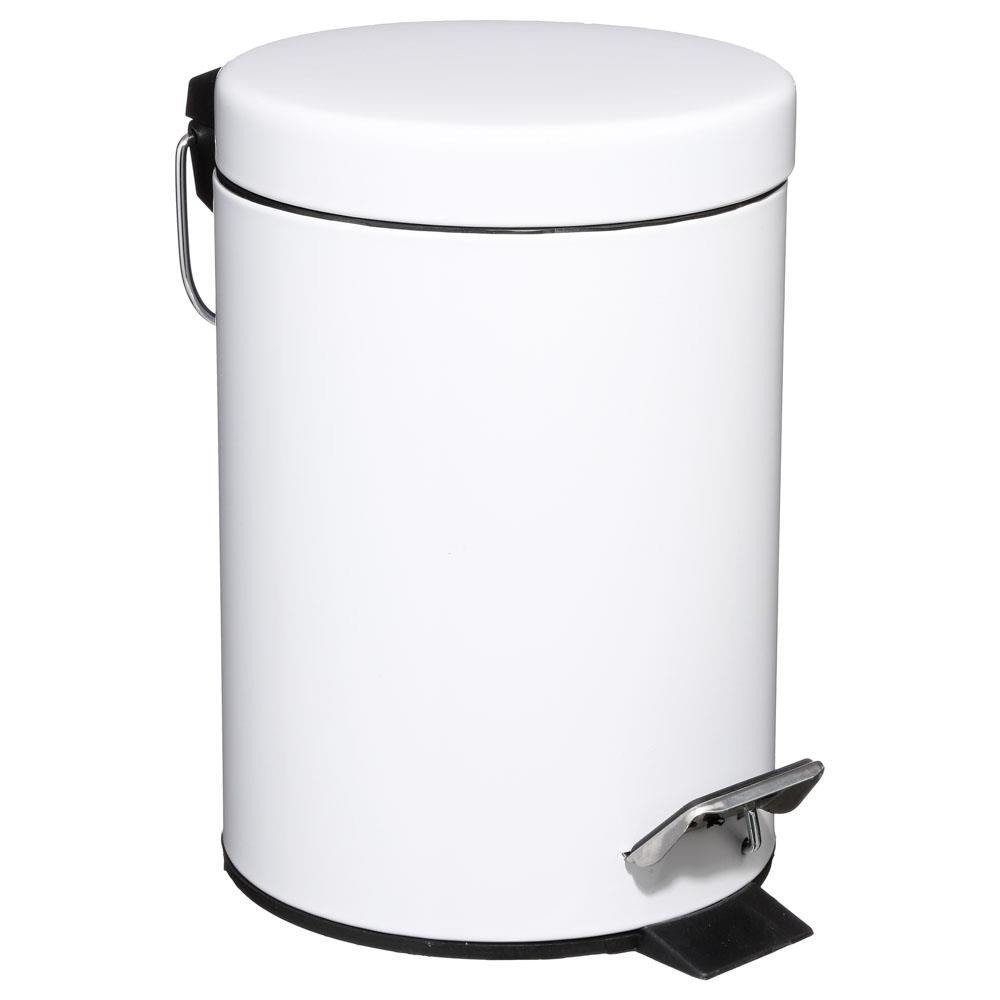 Kosz na śmieci, biały, 3 l