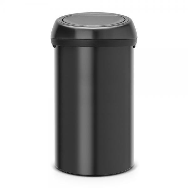 Kosz na śmieci BRABANTIA Touch Bin, czarny, 60 l