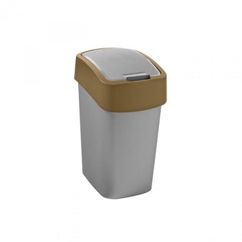 Kosz na śmieci CURVER Flip Bin, brązowy, 10l - Curver