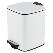 Kosz Na Śmieci Orel 5L Biały Wolnoopadająca Klapa