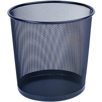 Kosz Na Śmieci Q-Connect Office Set Metalowy 12L Czarny - PBS Connect Polska