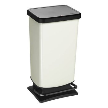 Kosz na śmieci z pedałem 40 l Paso biały - Rotho