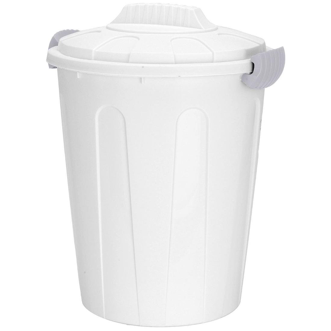 Kosz na śmieci z pokrywką STORAGESOLUTIONS, czarny, 40 l
