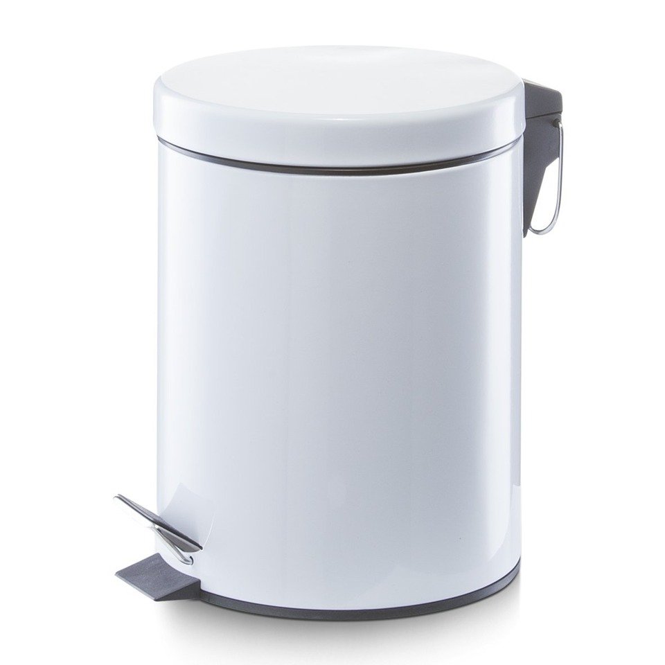 Kosz na śmieci ZELLER, biały, 5 l
