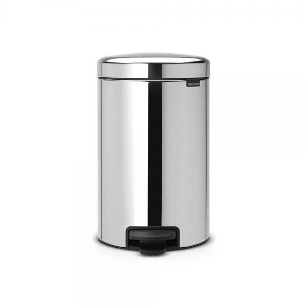 Kosz pedałowy BRABANTIA, 12l, stal polerowana