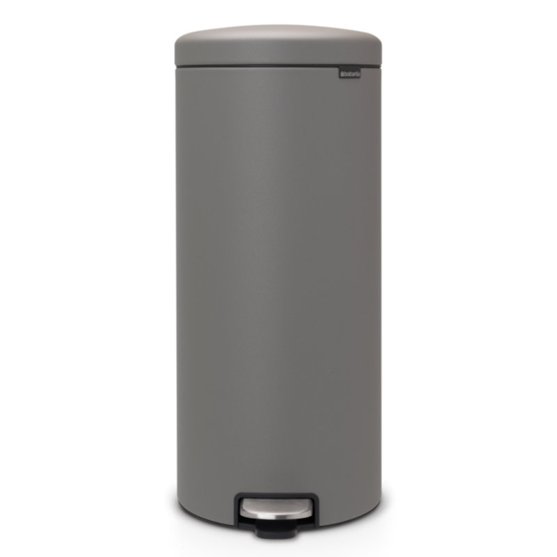 Kosz pedałowy z powłoką mineralną BRABANTIA NewIcon, 30 l, betonowy szary