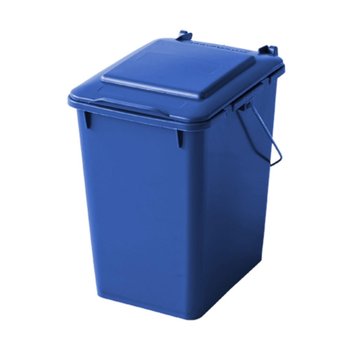 Kosz pojemnik do segregacji sortowania śmieci i odpadków - niebieski 10L - Europlast Austria