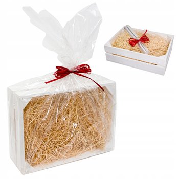 Kosz Prezentowy Koszyk Biały Zestaw pusty Skrzynka Box Prezent dzień Ślub - inna (Inny)