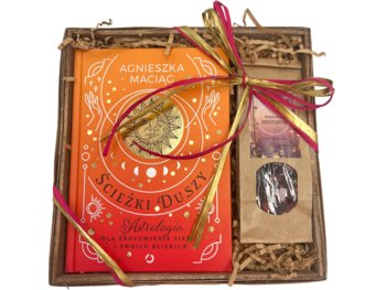 Kosz Prezentowy Książka Ścieżki Duszy Herbata Amd Gifts
