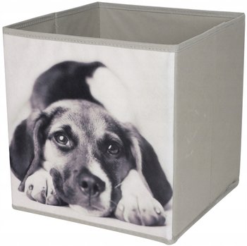 KOSZ PUDEŁKO POJEMNIK TEKSTYLNY NA ZABAWKI PIES - LaCarte