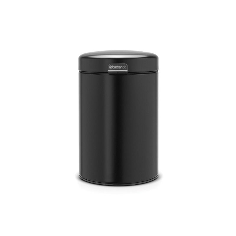 Kosz ścienny BRABANTIA NewIcon, czarny matowy, 3 l