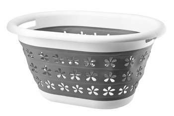 Kosz składany na pranie ażurowy pojemnik COMPACT - Galicja