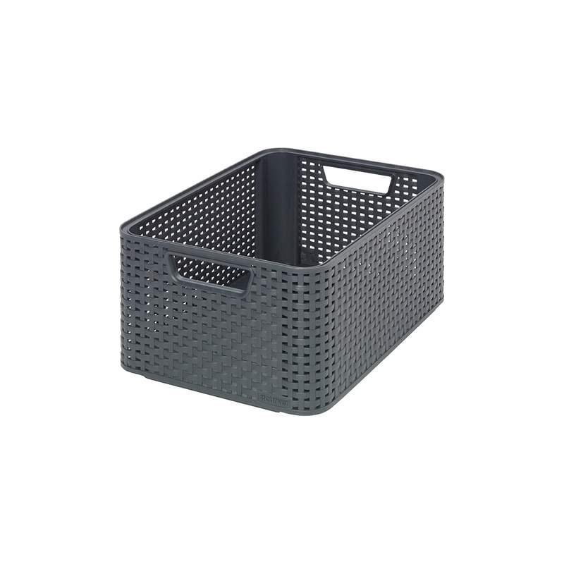 Kosz Style M 38,6 x 28,7 x 17 cm ciemnoszary CURVER