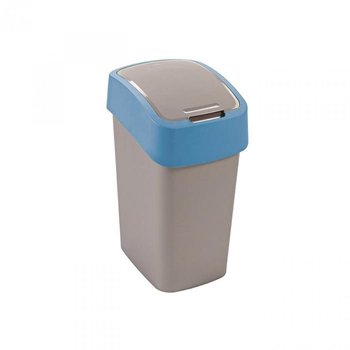 Kosz uchylny do segregacji Flip Bin 9 l szaro-niebieski CURVER - Curver