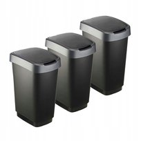 Kosze na śmieci Twist ZESTAW 3 x 25l