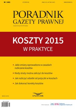 Koszty 2015 w praktyce - Opracowanie zbiorowe