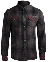 koszula CHECKSHIRT DUNCAN - BROWN BLACK-M Inna marka
