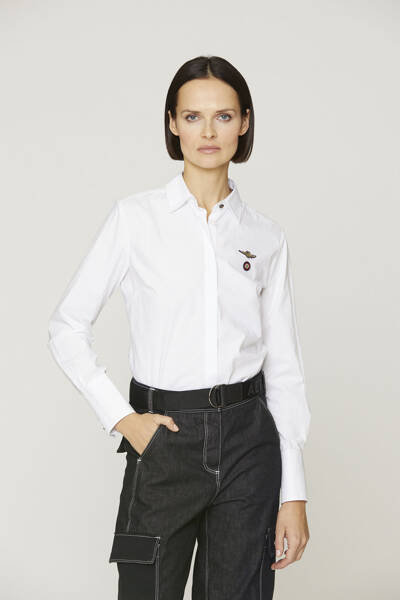 Ensemble Femme Aeronautica Militare - Veste Et Pantalon Camouflage Bleu - Taille 38 - Neuf Sans étiquettes