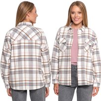 Koszula Damska Flanelowa Kratka Bawełniana Wygodna Ciepła Moraj L/Xl Patt 2
