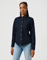 Koszula Damska Jeansowa Wrangler 112357525 Slim Yoke Shirt L Wrangler