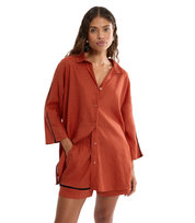 Koszula damska lniana Triumph Summer Wear Boyfriend Shirt 01-40 Triumph
