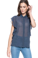 Koszula Damska Mustang Ellen Blouse Blue Nights 1009455 4085-36 S Mustang
