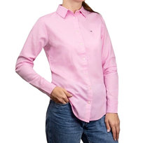 Koszula damska Tommy Jeans LADIES OXFORD SHIRT SOOTHING PINK M