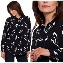 Koszula Damska Wiskozowa Oversize Wydłużony Tył Guziki Luźna L/XL MORAJ