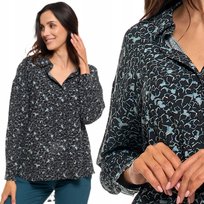 KOSZULA DAMSKA Z WISKOZY ELEGANCKA NOWOCZESNA LEKKA PRZEWIEWNA MORAJ M PATT1