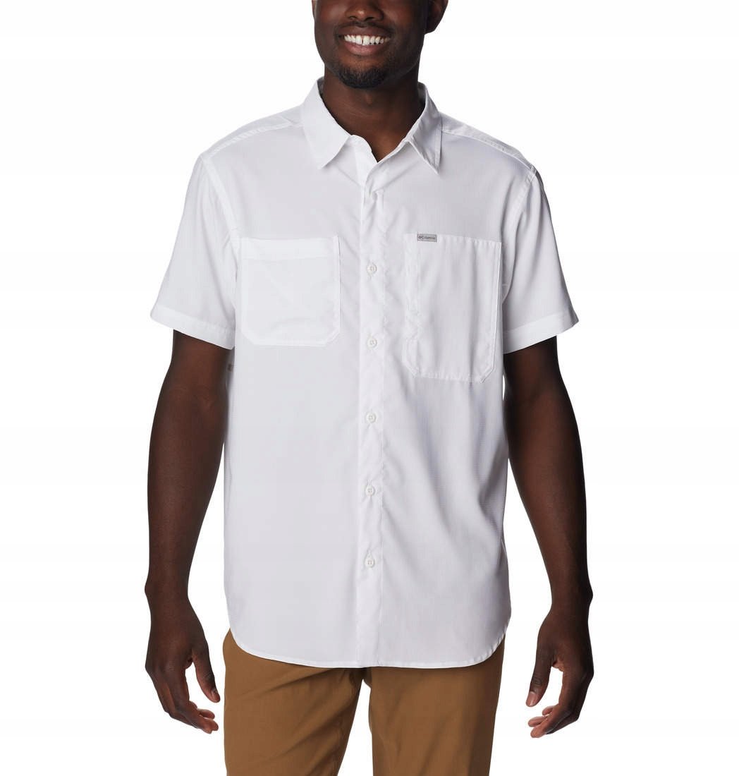 Koszula męska Columbia Silver Ridge Utility Lite SS Shirt- White L ...